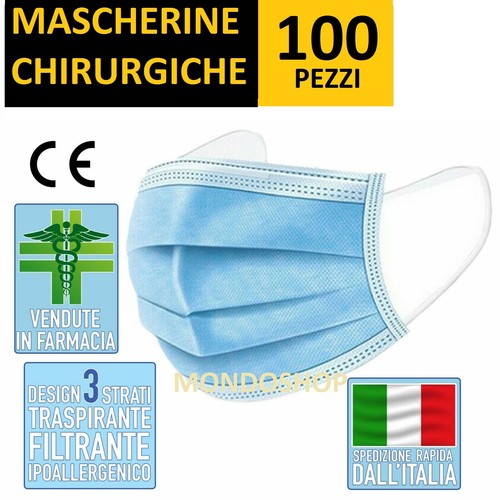 100 mascherine chirurgiche - 100,