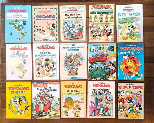 Topolino allegati originali - topolino,