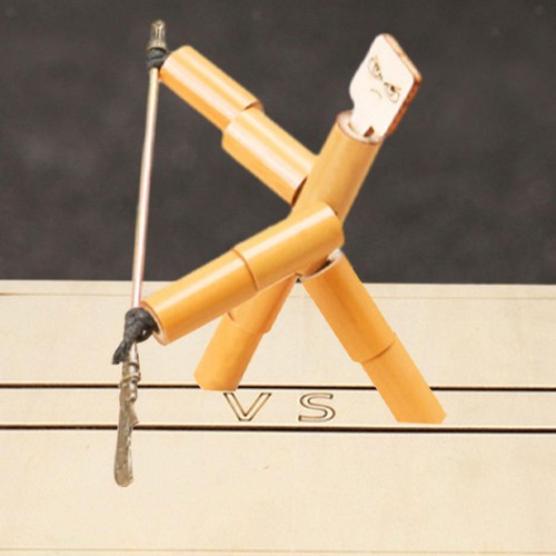 Marionette scherma legno - da,