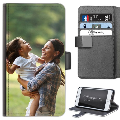 Custodia telefono flip - , pelle