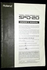 Roland SPD 20 MANUALE