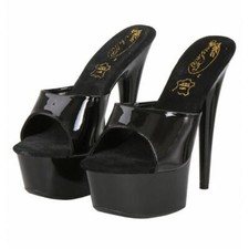 Sexy Gogo plateau mules tacchi