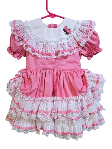 Abito vintage pazazz rosa - abito, con