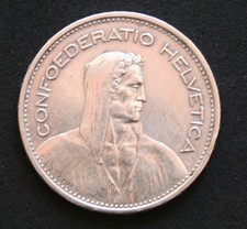 Moneta d'argento da 5 franchi