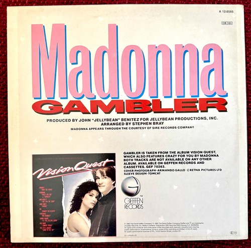 Madonna gambler record - 12",