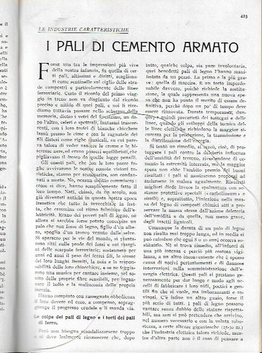 Pali cemento armato - i, di