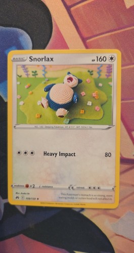Snorlax crz 109 159 - [crz, 109/159]
