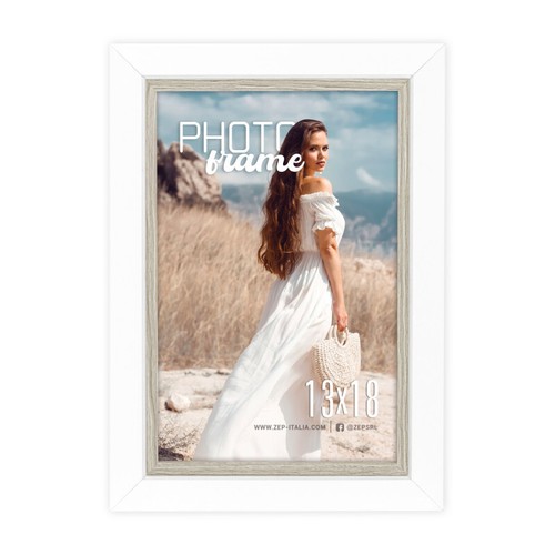 Cornice bianca foto 10x15 - cornice,