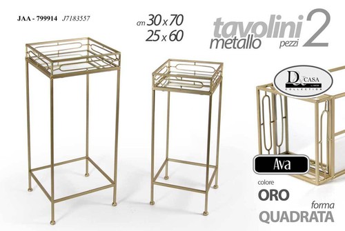 Tavolini oro tavolo - tavolini,