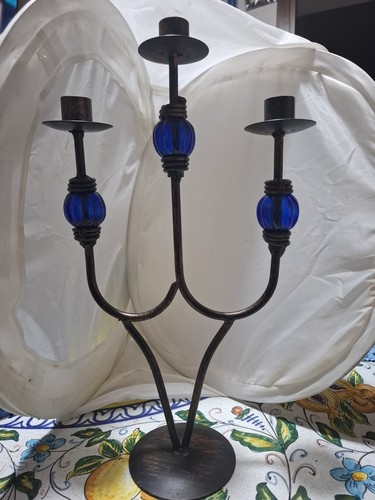 Candelabro ferro battuto