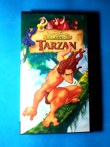 Videocassetta vhs tarzan - vhs,