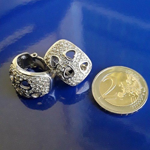 Orecchini clip vintage argento