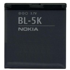 Nokia Batteria originale C7 N85 N86 701 X7 BL-5K pila di ricambio ioni litio new