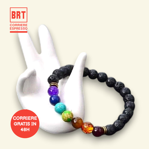 Bracciale chakra pietra dure - bracciale,