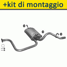 DAEWOO MATIZ HATCHBACK 0.8 51HP 2000- Silenziatore Marmitta Posteriore+