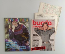 BURDA e MANIDIFATA 2 vecchie riviste uncinetto