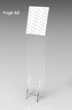 Leggio da terra pavimento in plexiglass A5 espositore listini avvisi poster h85