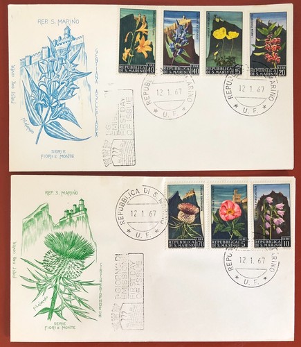 San marino fdc 1967 - marino,