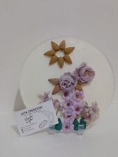 Quadro In Cera Fiori Stoffa E