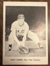 New York Yankees Tony Kubek