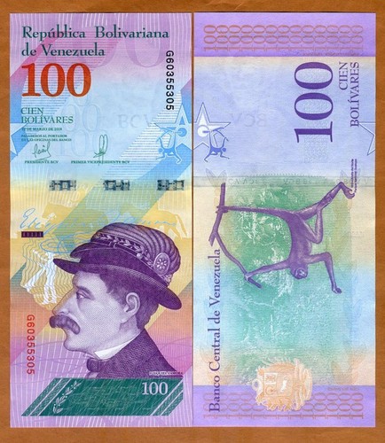 Venezuela 100 bolivares - venezuela,,