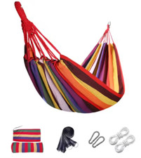 AMACA DA GIARDINO COLORATA MATRIMONIALE O SINGOLA CON SACCA COTONE CAMPEGGIO