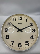 Orologio Di Design Bino Germany Quartz Vintage Anni 80 Da Parete Grande 40cm
