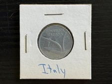 1952 italy lire coin - -,
