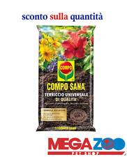 COMPO SANA Terriccio Universale Di Qualità, per Piante D'Appartamento, 50 lt