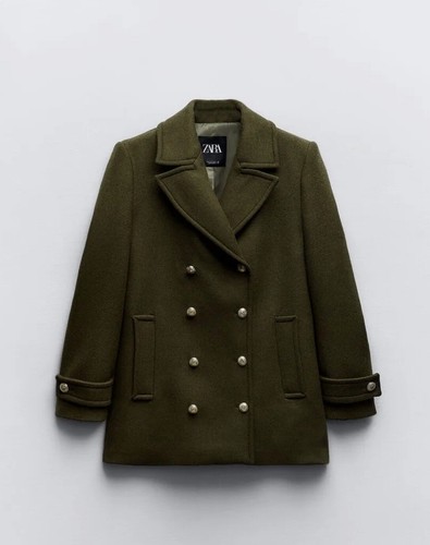 Cappotto corto doppiopetto