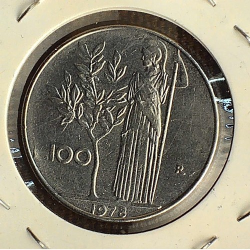 1979 italy 100 lire - lire, coin