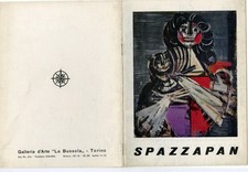 SPAZZAPAN LUIGI  Galleria LA BUSSOLA Torino 1965 - CATALOGO GRAFICA