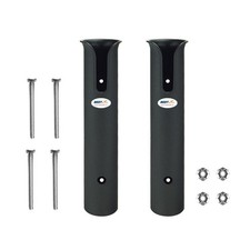 2 confezioni da 270 mm portacanna da pesca per barche marine in plastica nera