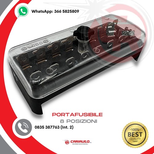Portafusibile vie cassetta - portafusibile, 8