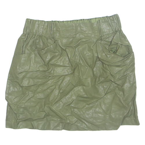 Gonna mini verde corto - gonna,