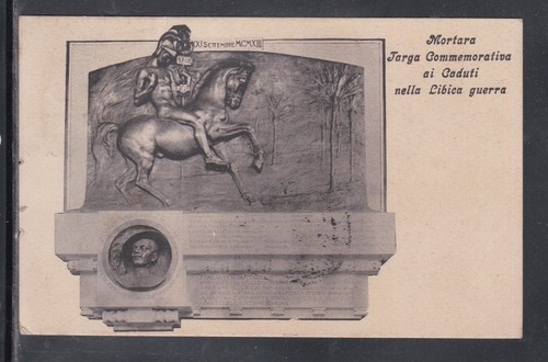 Cartolina mortara targa - cartolina,