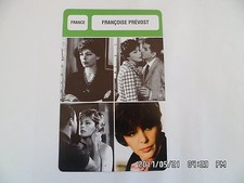 CARTE FICHE CINEMA FRANCOISE