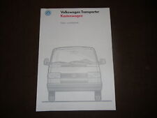 Scheda Tecnica VW T4 Furgone