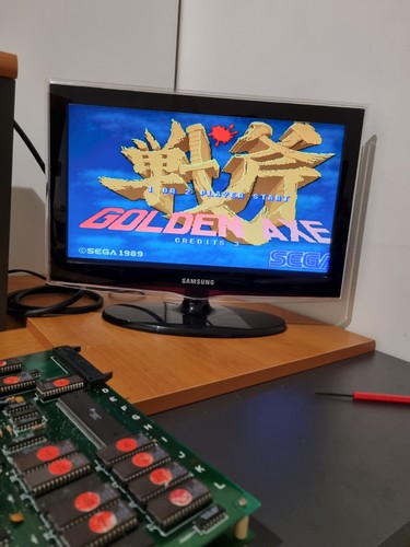 Bootleg pcb jamma golden - golden, axe