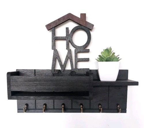 Portachiavi parete legno - parete,