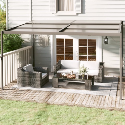 Gazebo con tetto - con, antracite