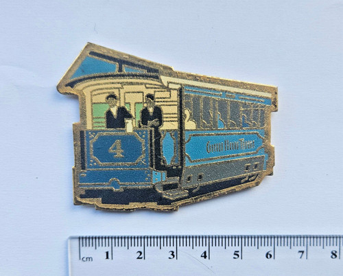 Tram metal fridge - tram,