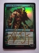 MTG - Garruk Wildspeaker - Magic 2011 - Inglese / Signed / Foil