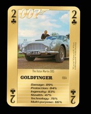 1 x playing card 007 Bonds