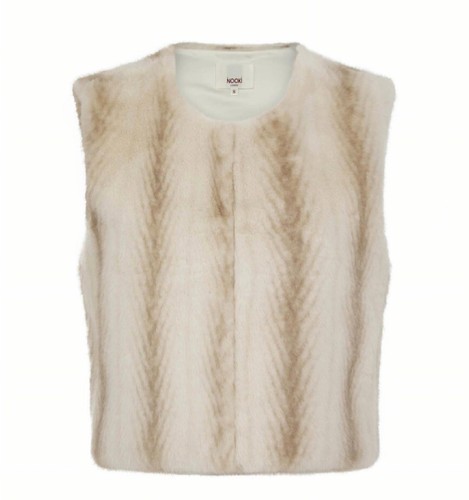 Gilet pelliccia sintetica - in,