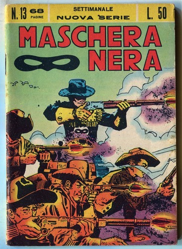 232 maschera nera - ed., corno