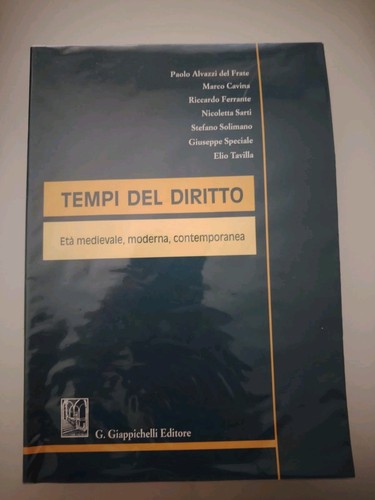Tempi del diritto età - diritto,,