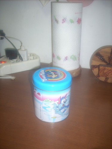 Scatola latta rotonda tiny - scatola,