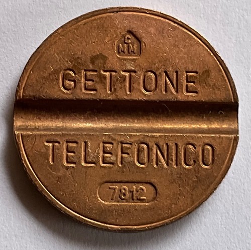 Gettone telefonico 7812 molto - telefonico,