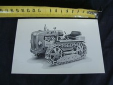 Cartolina trattore Fiat 25  C 1952